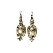 Spiked Curl Earrings Light Gold